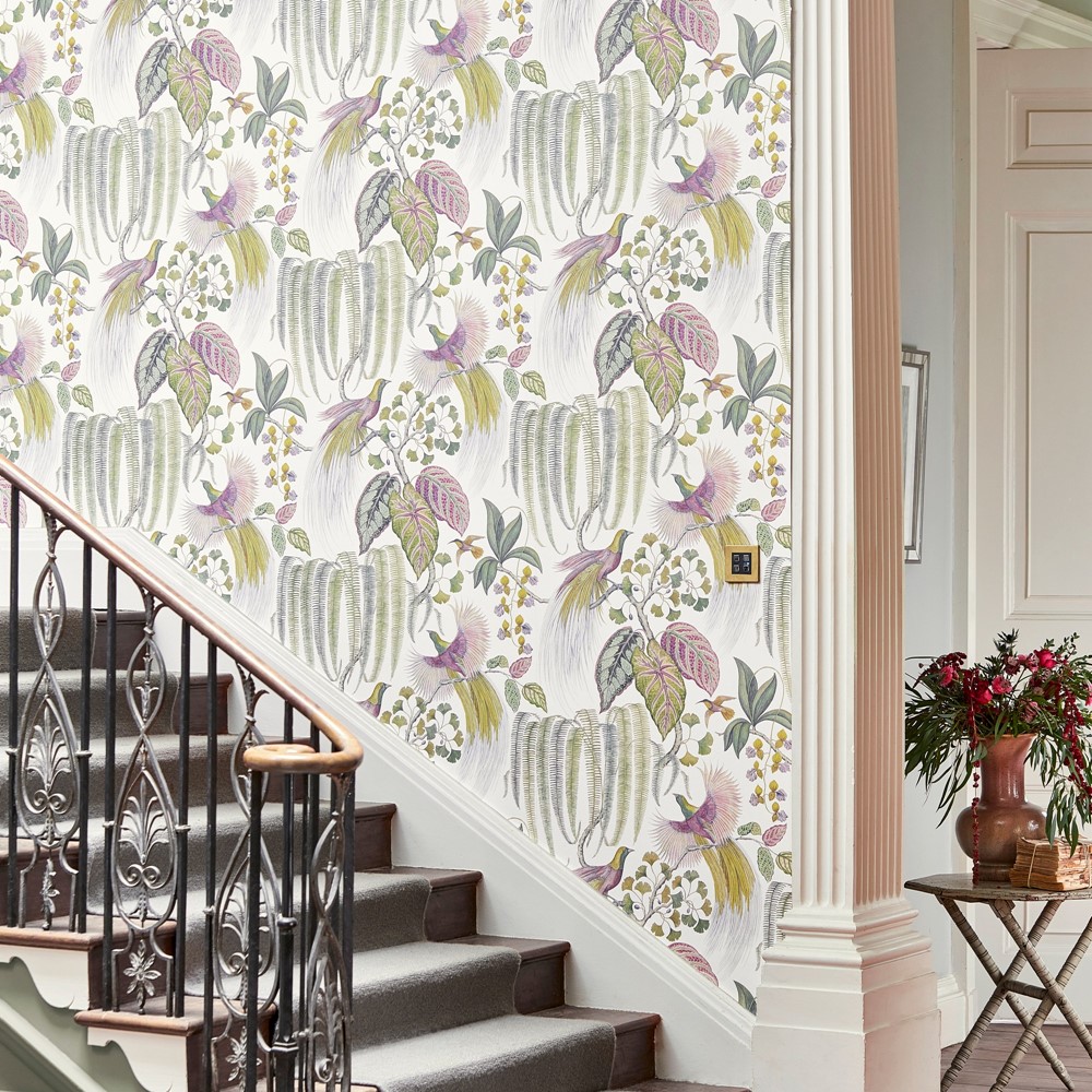 Bird Of Paradise Wallpaper 216654 by Sanderson in Orchid Purple